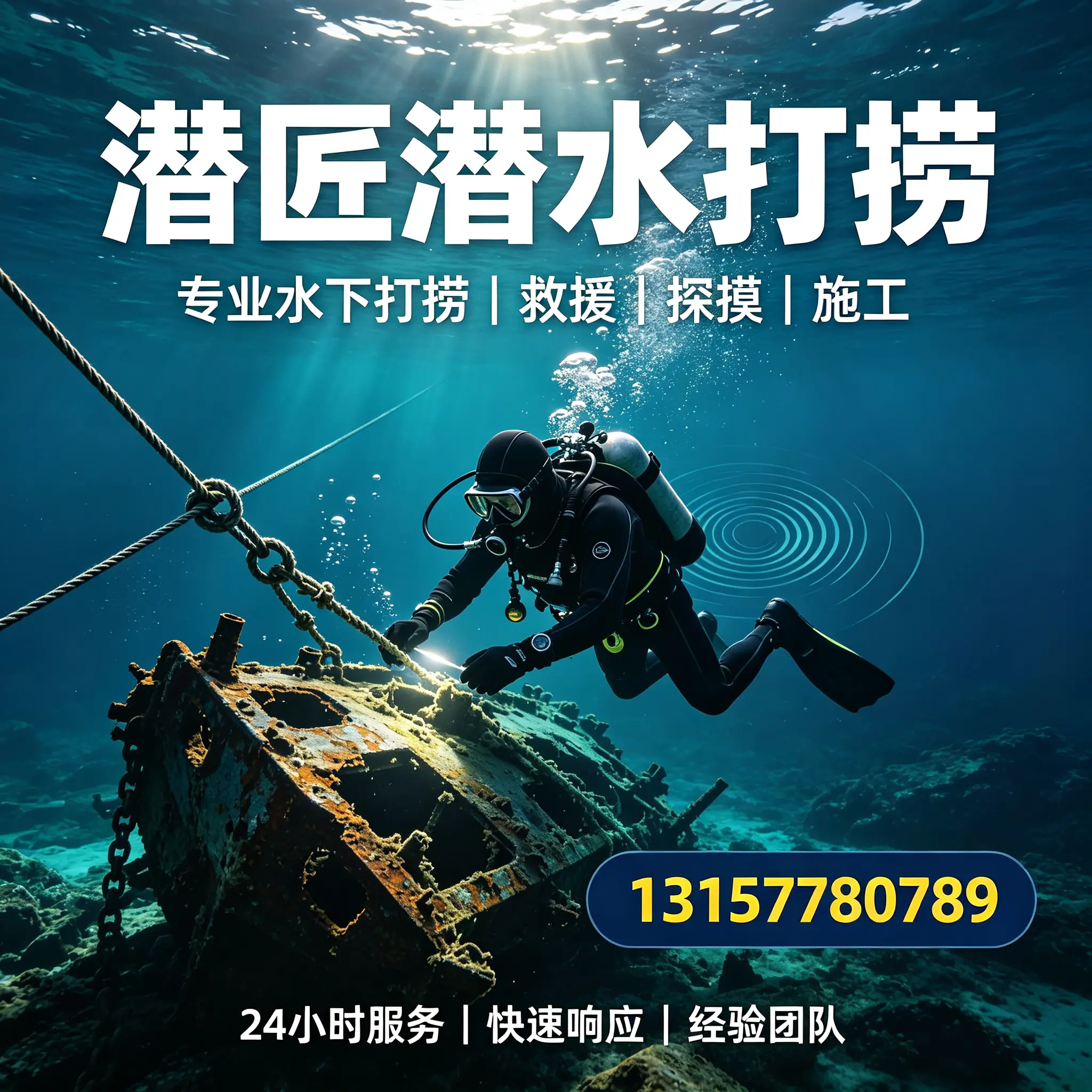 万宁水下打捞作业服务产品